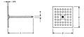 Insulation Anchor (Hanger), Spindle, Perforated Base